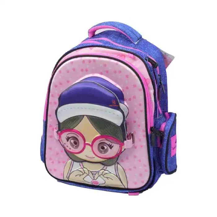 ست سه‌تکه کوله پشتی طرح عینک براق ضدآب...