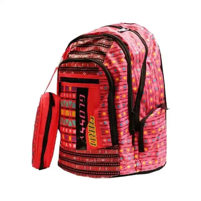 کوله لوکس دخترانه طرح Bridge براق ضدآب مناسب...